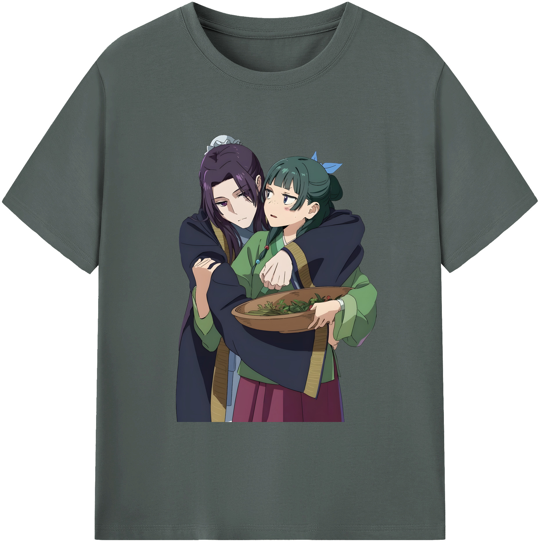 （画像用） 薬屋のひとりごと The Apothecary Diaries 綿100％ メンズ半袖Tシャツ｜肌触りやわらか＆通気性